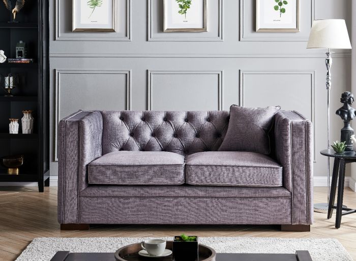 Montreal 2 Seater-Slate Grey