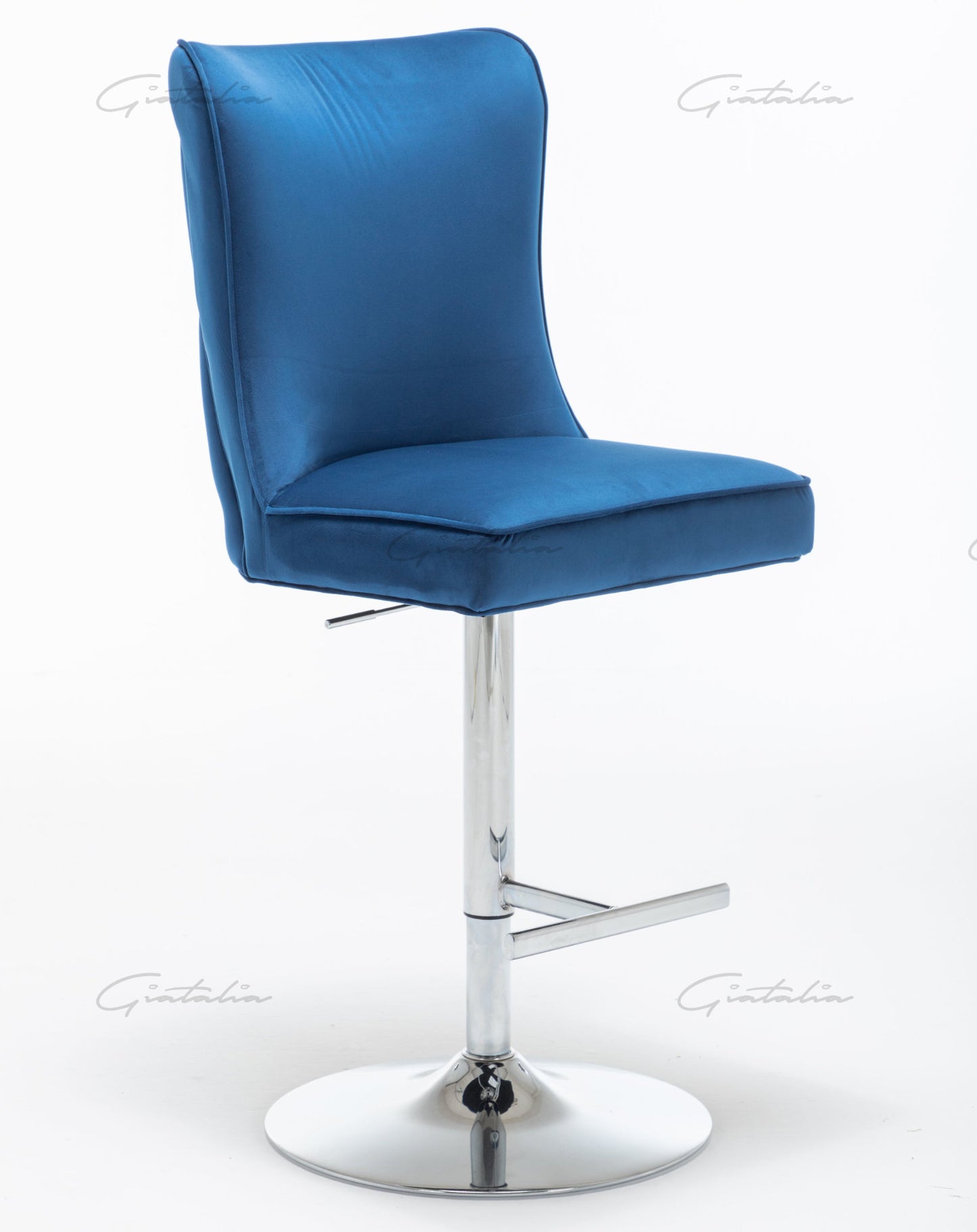 Coco Blue Tufted  Bar Stools