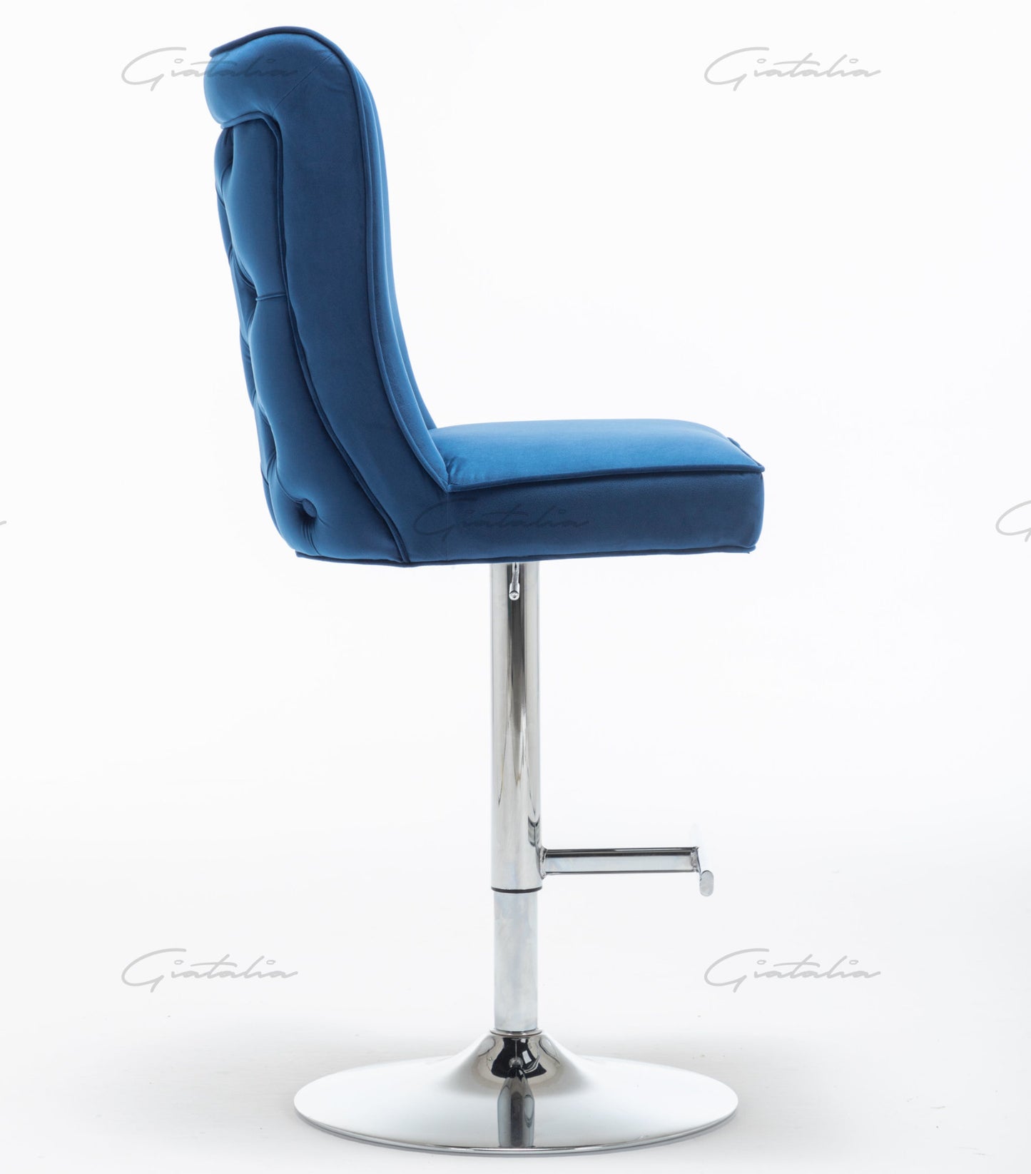 Coco Blue Tufted  Bar Stools