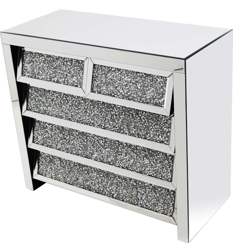 Angled 5 Drawer Chest