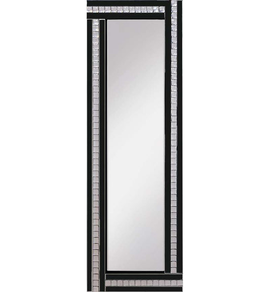 Classic Triple Bar Mirror Black 120x40