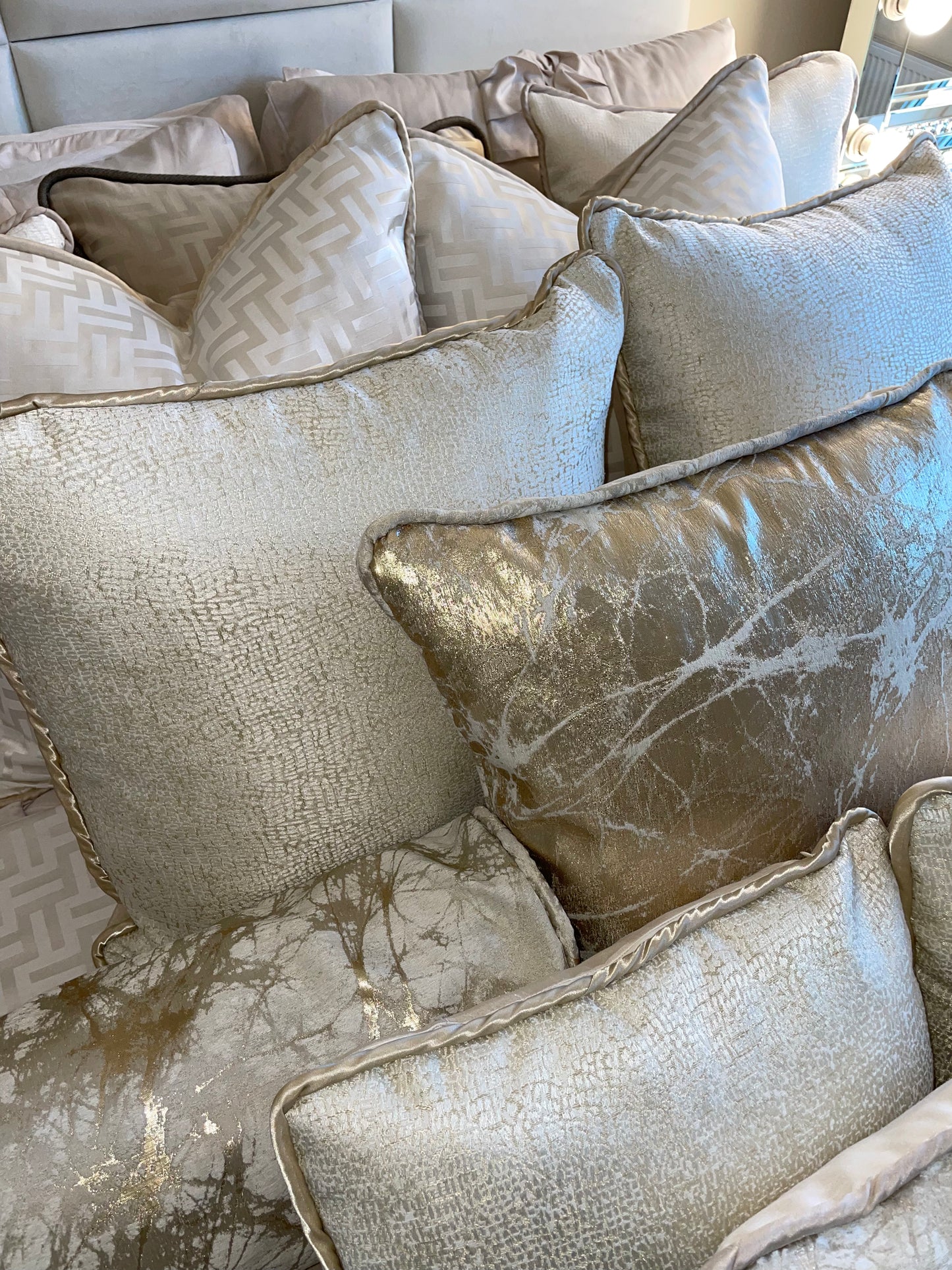 Rome Cushion in Beige