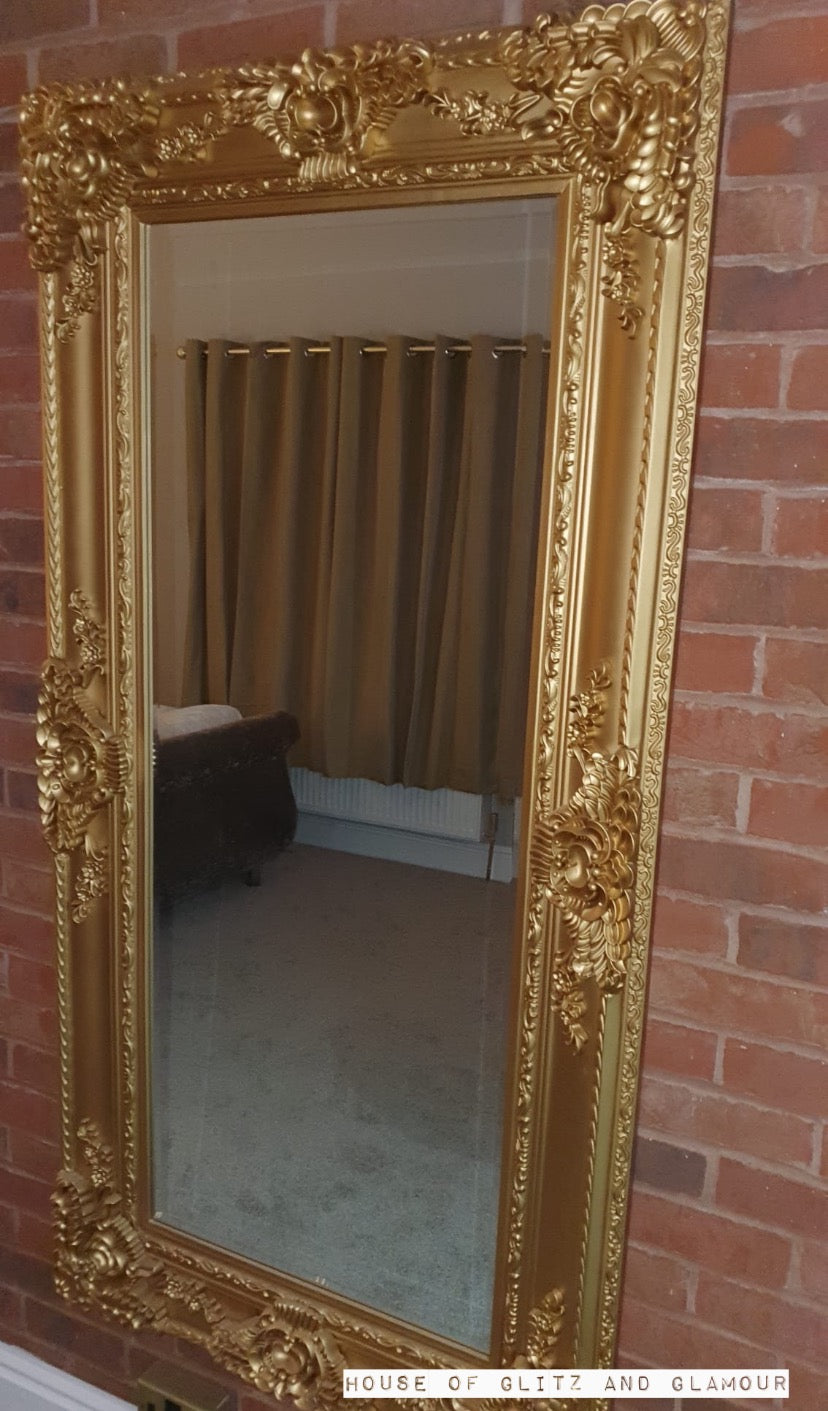 Roma Gold Mirror - ALL SIZES