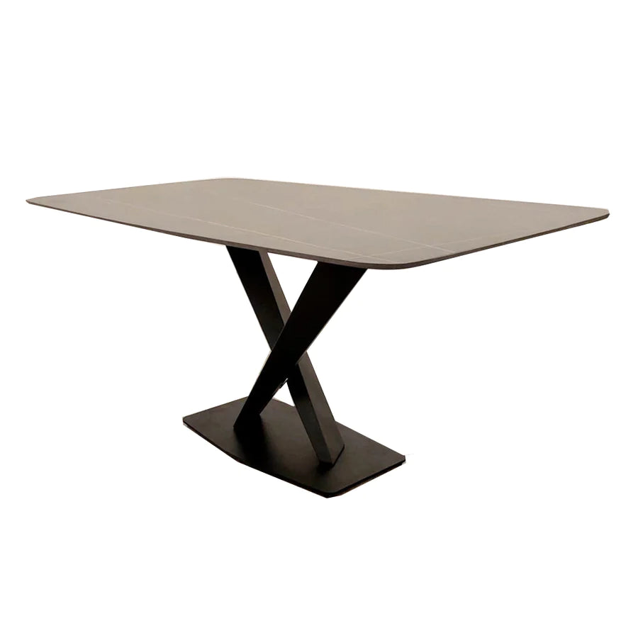 Elysium 1.6 Black Dining Table with Black Sintered Stone