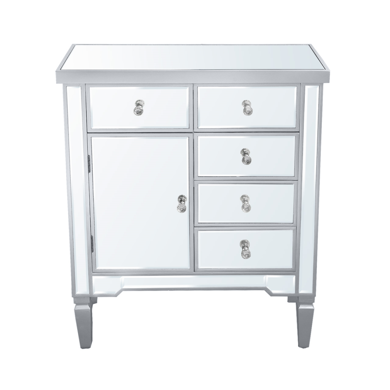 Apollo Vista Silver Wood Chest