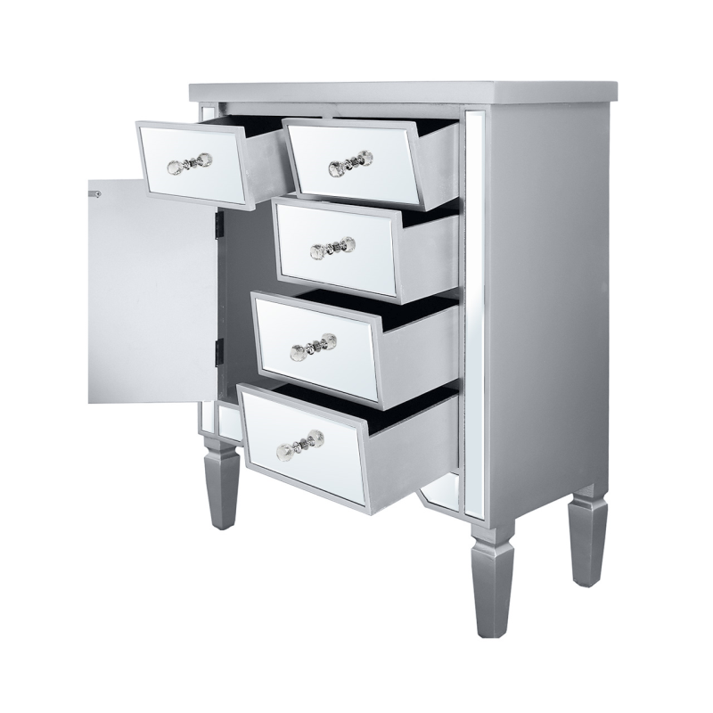 Apollo Vista Silver Wood Chest