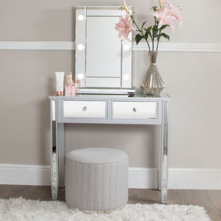 Apollo Vista Silver Trim Console Table