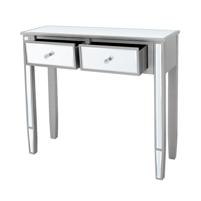 Apollo Vista Silver Trim Console Table