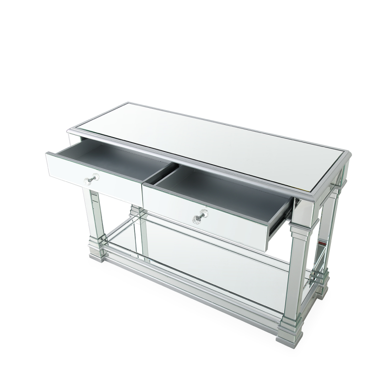 Venus Silver Mirror Console Table